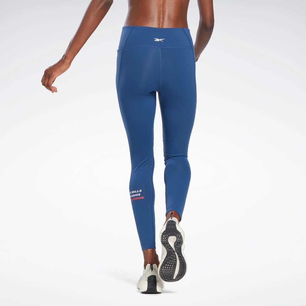les mills lux leggings batik blue
